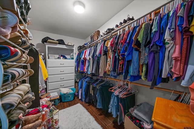 1408 Santa Fe Trl, Tyler, TX 75703 - spacious closet with wood finished floors