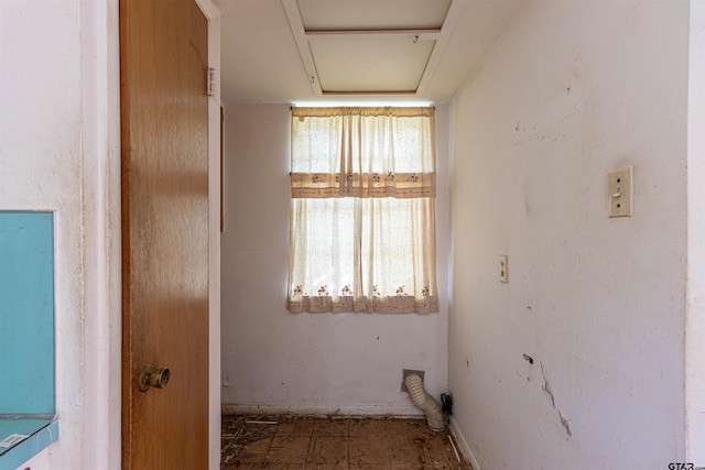 3131 Greg Ln, Tyler, TX 75701 - empty room with attic access and healthy amount of natural light