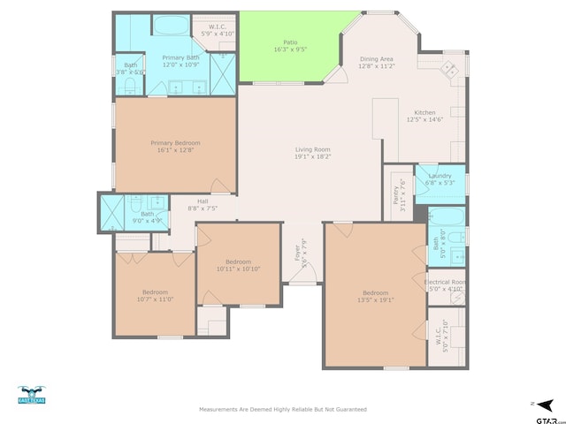 21019 C R 116, Tyler, TX 75703 - floor plan / room layout