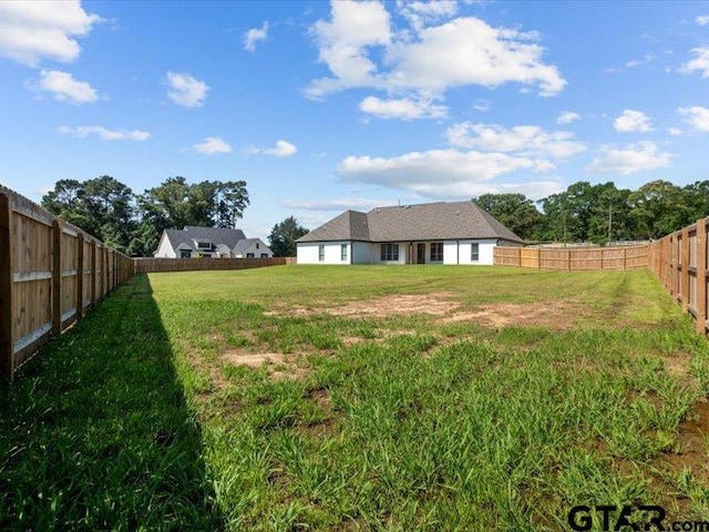 12237 Harlon St, Flint, TX 75762 - view of yard featuring a fenced backyard