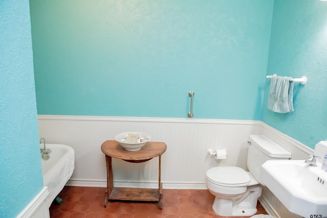 bathroom with toilet