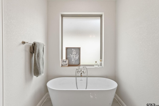 bathroom with a bathtub