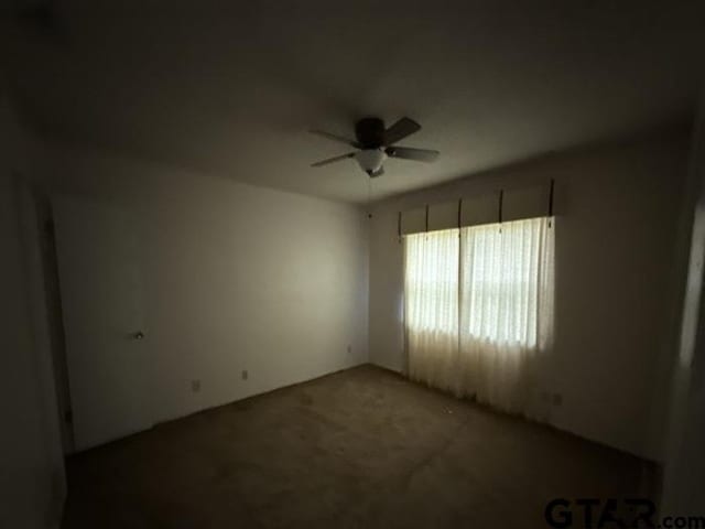 3606 Glendale Dr, Tyler, TX 75701 - spare room with a ceiling fan and carpet flooring