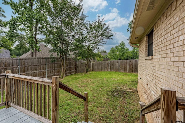 6001 Huntington Dr, Tyler, TX 75703 - view of yard featuring a wooden deck