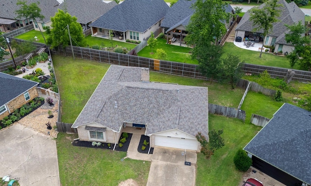 6001 Huntington Dr, Tyler, TX 75703 - aerial perspective of suburban area