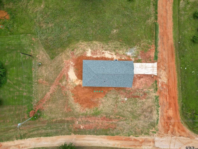 drone / aerial view featuring a rural view