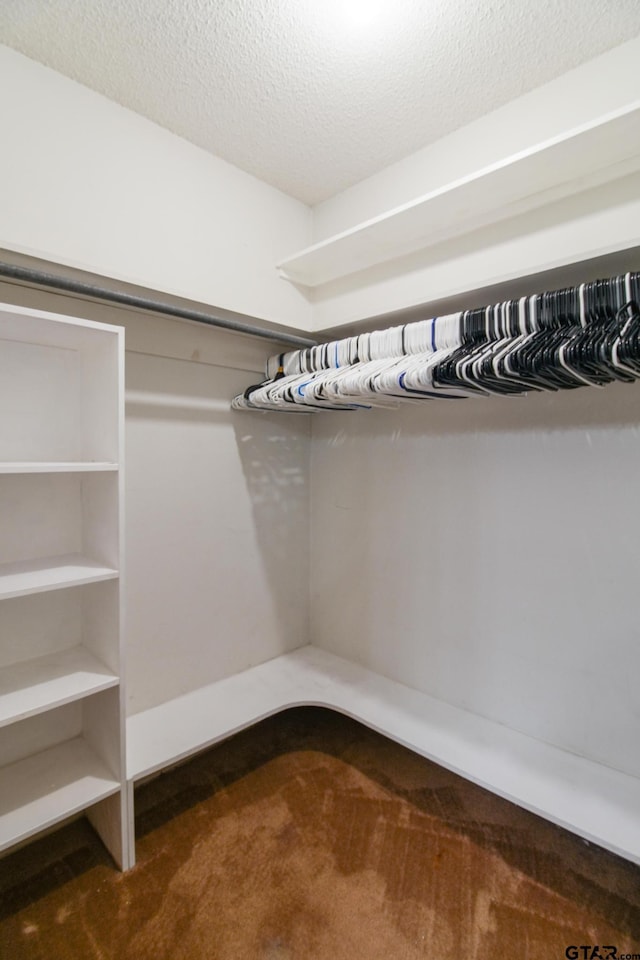 201 Karla Dr, Whitehouse, TX 75791 - spacious closet featuring dark colored carpet