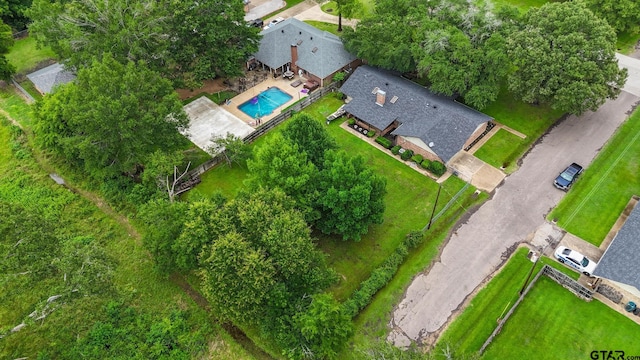 201 Karla Dr, Whitehouse, TX 75791 - bird's eye view of a pool
