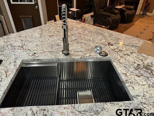 21105 Altuda Ln, Flint, TX 75762 - kitchen view of light stone countertops