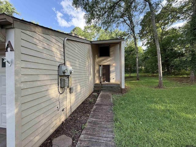 2613 Prestwick Rd # A & B, Jacksonville, TX 75766 - view of home's exterior featuring a yard