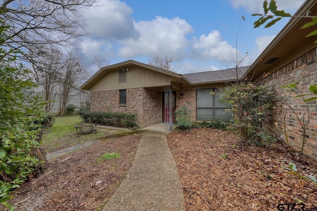 view of ranch-style house