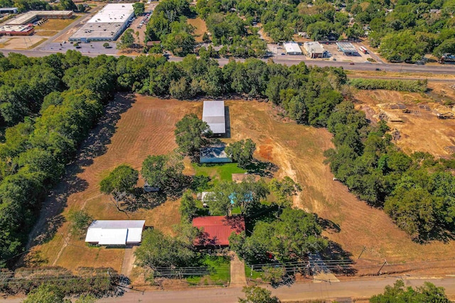 drone / aerial view featuring a rural view