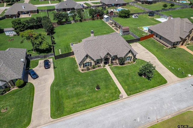 301 Zambezi Ln, Bullard, TX 75757 - aerial view of property and surrounding area featuring nearby suburban area