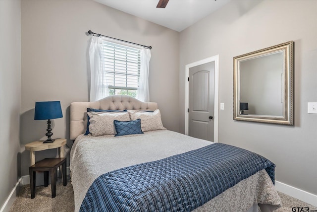 301 Zambezi Ln, Bullard, TX 75757 - carpeted bedroom with baseboards and a ceiling fan