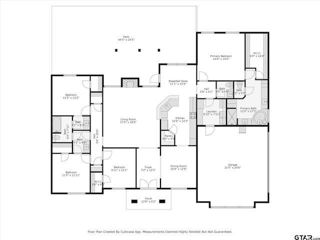 301 Zambezi Ln, Bullard, TX 75757 - room layout