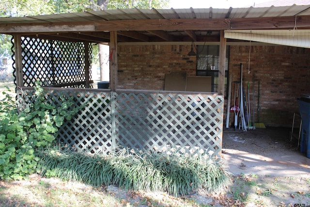 view of patio