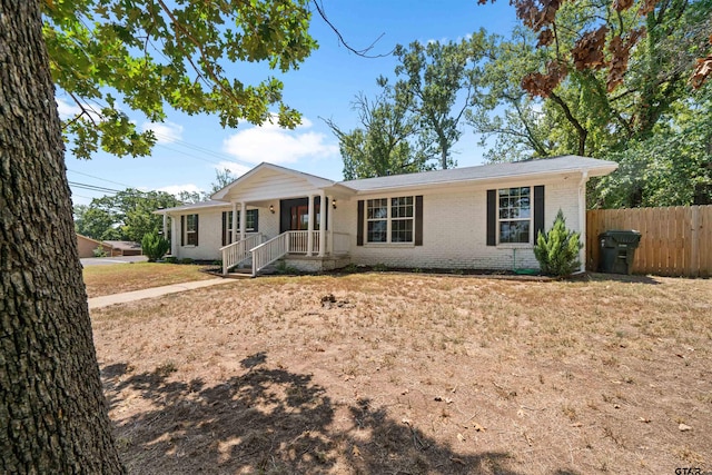 view of ranch-style house