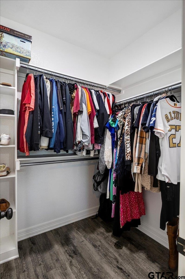 2609 Tulsa St, Tyler, TX 75702 - spacious closet with wood finished floors