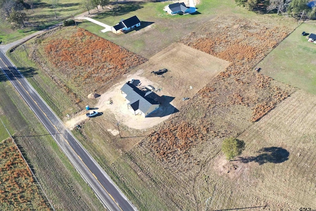 drone / aerial view featuring a rural view