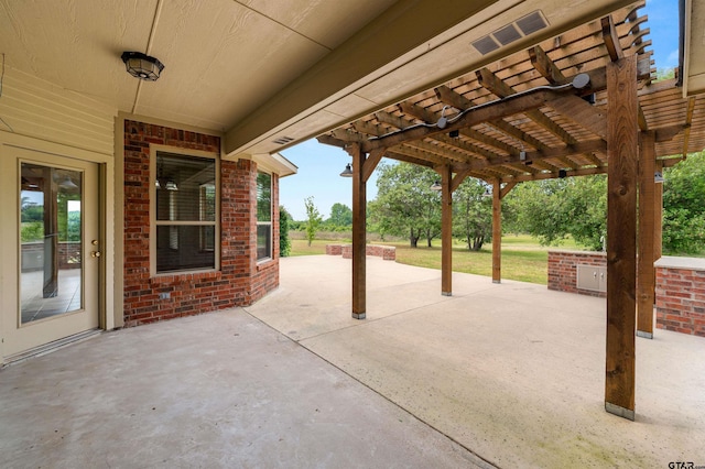 1745 County Road 1570, Alba, TX 75410 - view of patio / terrace featuring a pergola