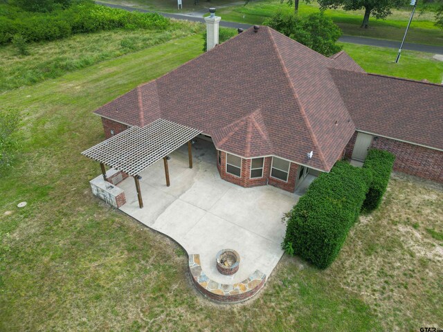 1745 County Road 1570, Alba, TX 75410 - view from above of property