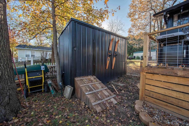 view of outbuilding