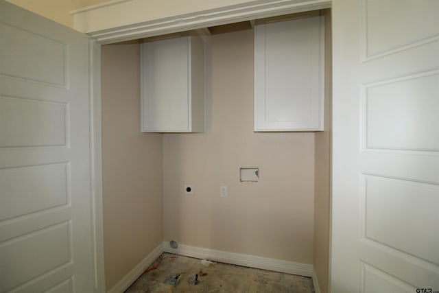 1209 S Butler Ave, Tyler, TX 75701 - washroom featuring hookup for an electric dryer and baseboards
