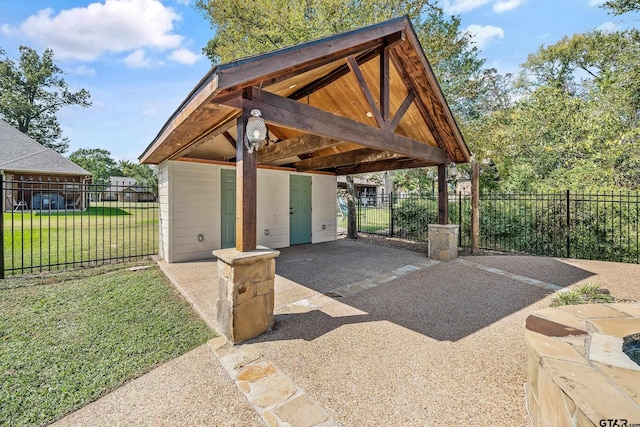 view of patio