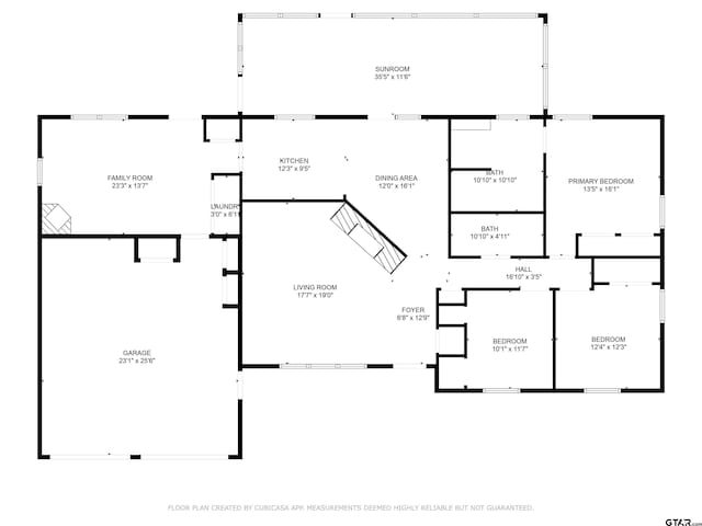 1206 Corey Dr, Whitehouse, TX 75791 - floor plan / room layout