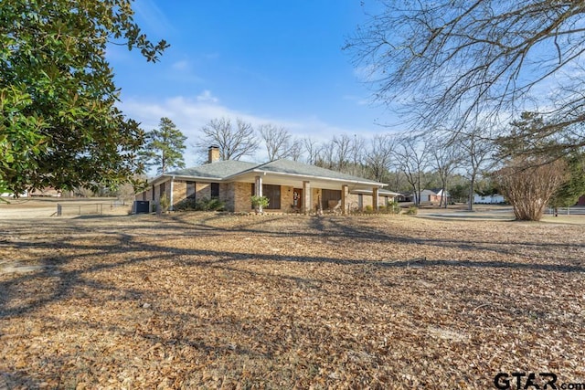 view of ranch-style home