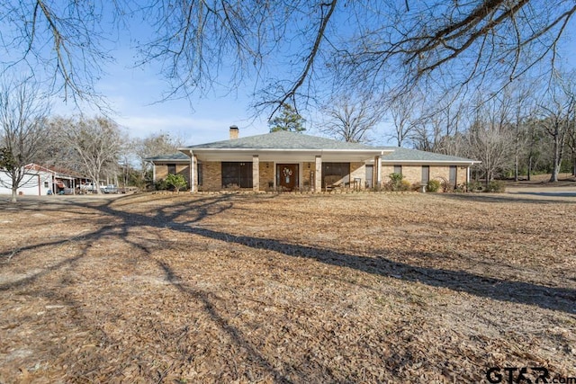 exterior space featuring a porch