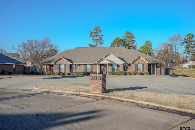 view of ranch-style home