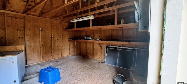 view of storage room