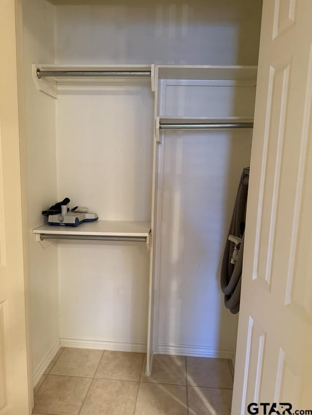 view of closet