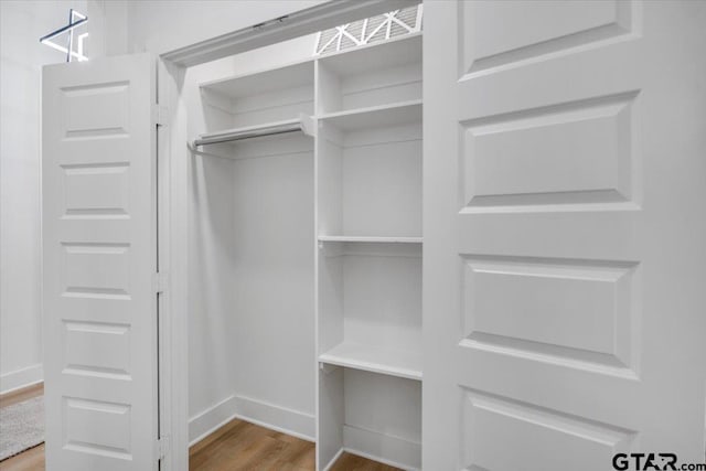 view of closet