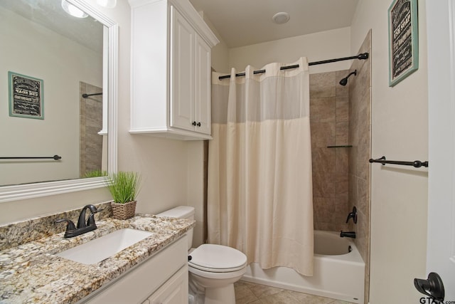 109 Nathan, Chandler, TX 75758 - full bath with vanity, tile patterned flooring, and shower / bath combo