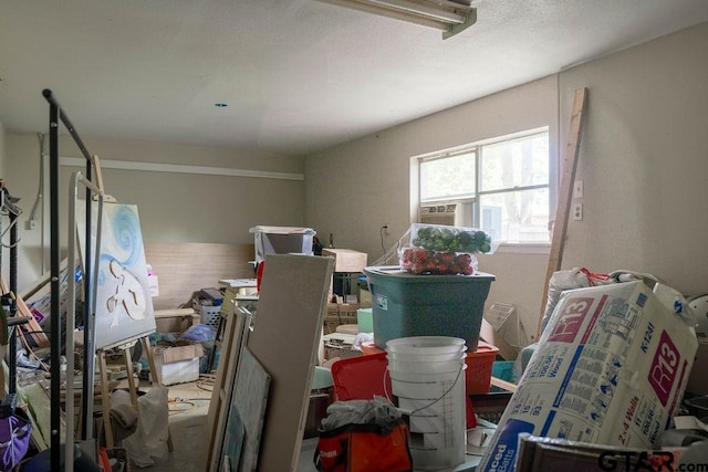 interior space with cooling unit