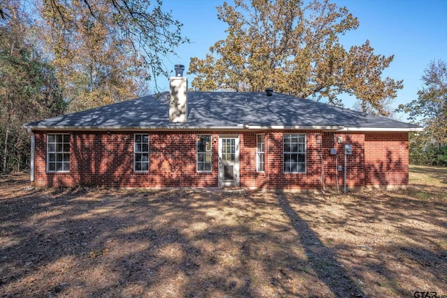 view of back of property