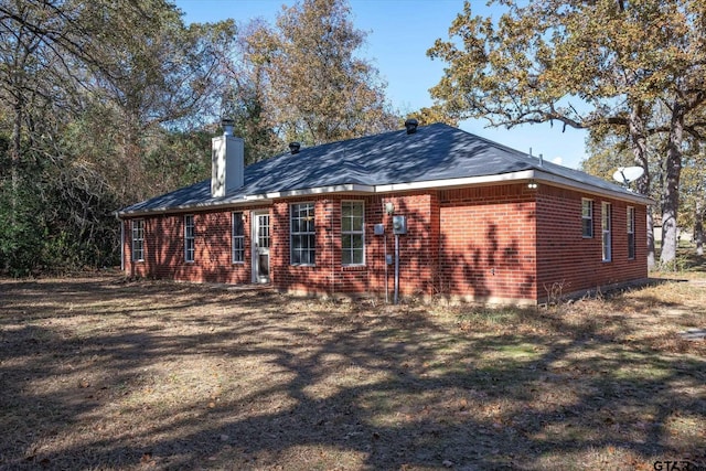 view of rear view of property