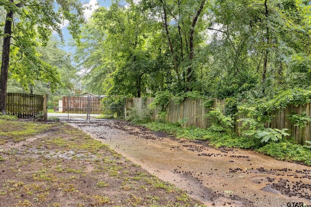 9961 Creek Bend Dr, Tyler, TX 75707 - view of yard featuring a gate