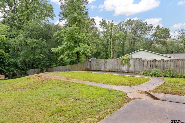 9961 Creek Bend Dr, Tyler, TX 75707 - view of yard