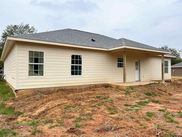 view of back of property