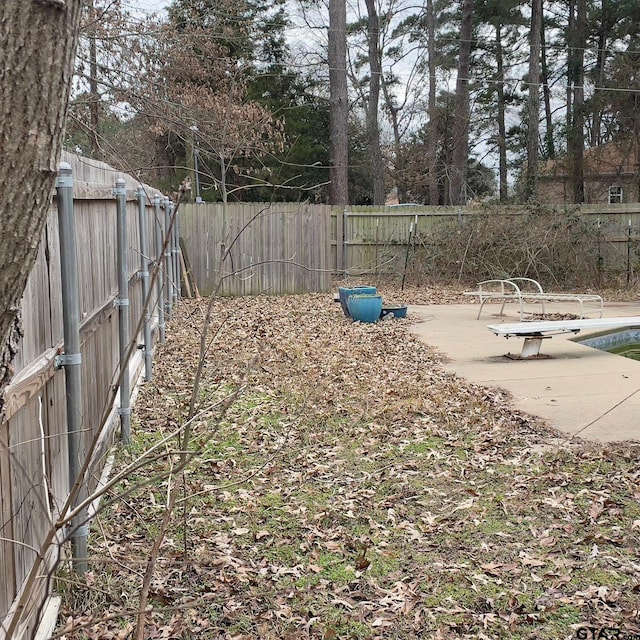 view of yard featuring a patio area