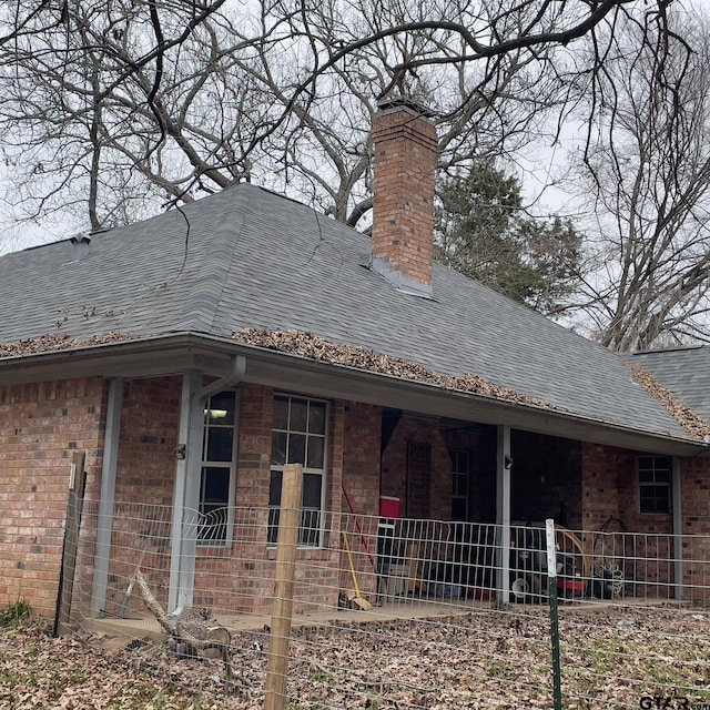 view of back of property