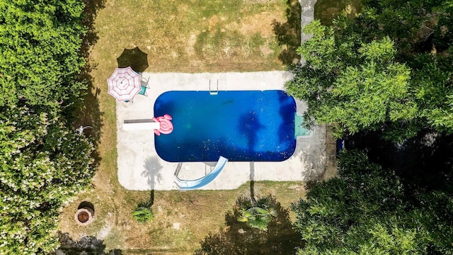 17550 Kristopher Cir, Whitehouse, TX 75791 - bird's eye view of a pool