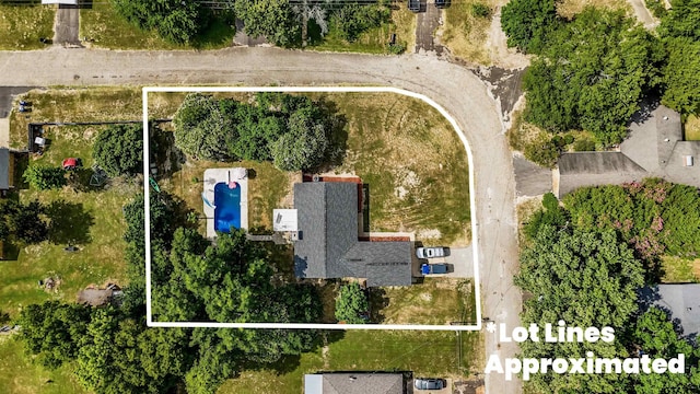 17550 Kristopher Cir, Whitehouse, TX 75791 - aerial view of property's location featuring property parcel outlined