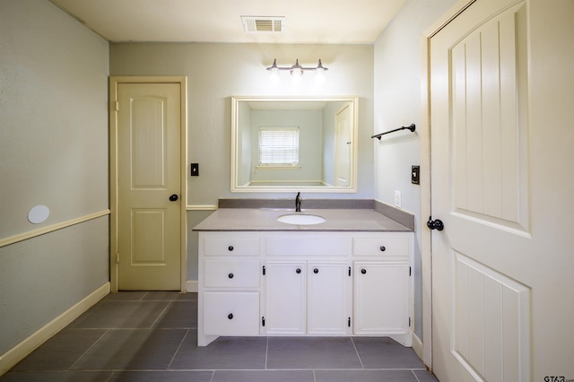 17550 Kristopher Cir, Whitehouse, TX 75791 - bathroom featuring tile patterned flooring and vanity
