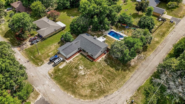 17550 Kristopher Cir, Whitehouse, TX 75791 - aerial view of a pool area