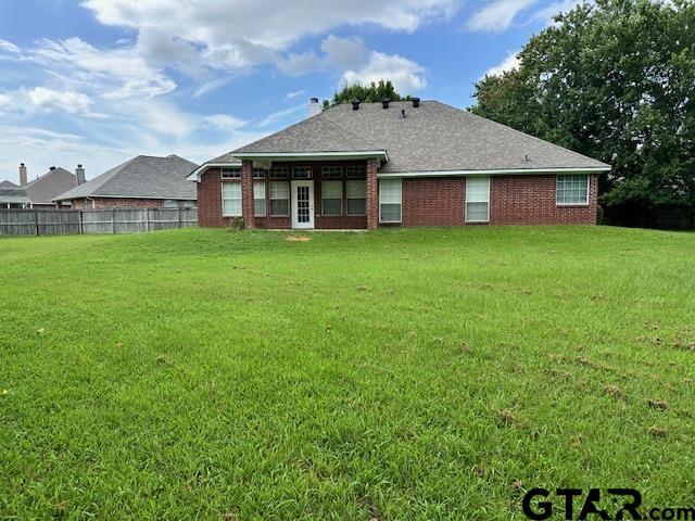 1712 Onyx Cv, Whitehouse, TX 75791 - rear view of house featuring brick siding