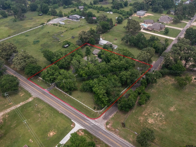 14900 Fm 848, Whitehouse, TX 75791 - aerial view of sparsely populated area with property boundaries highlighted